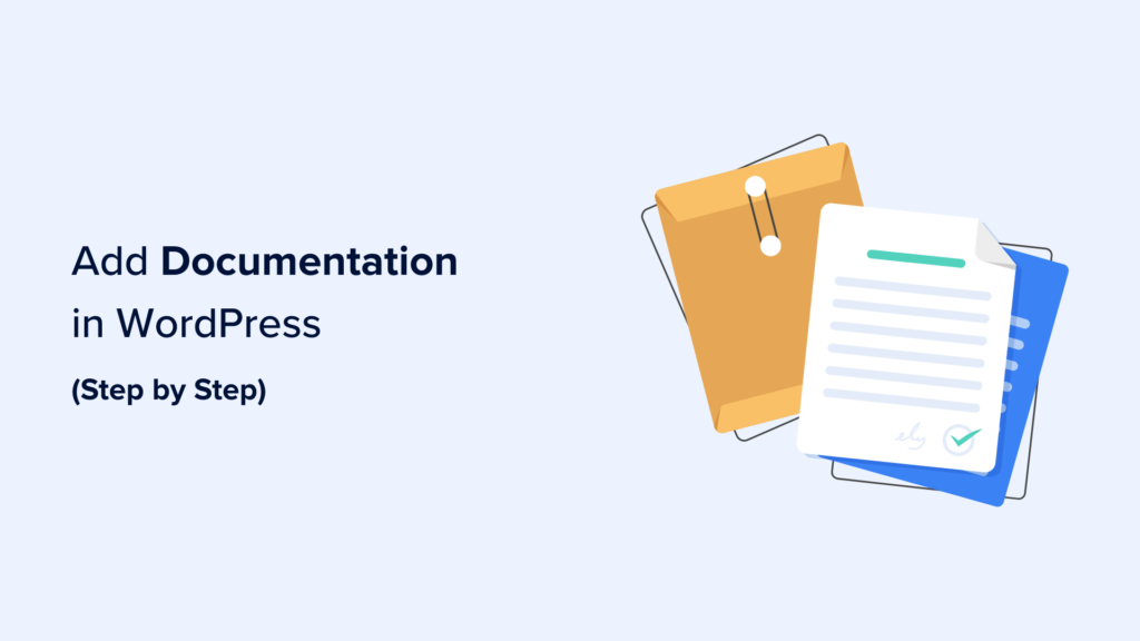 How to Add Documentation in WordPress (Step by Step)